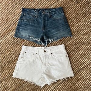 J. Crew relaxed denim short bundle.